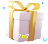 Receba seus bônus de boas-vindas no 7m7